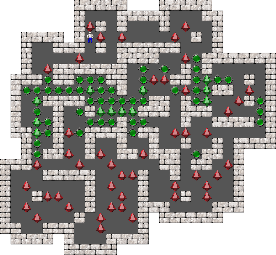 Sokoban Mass Remodel level 257